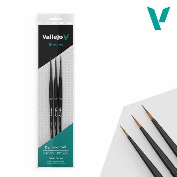 Vallejo Detail: Definition Set (Sizes 4/0, 3/0 & 2/0)